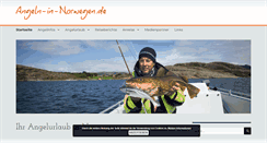 Desktop Screenshot of angeln-in-norwegen.de