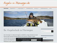 Tablet Screenshot of angeln-in-norwegen.de